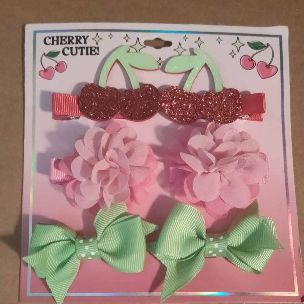 Baby 6 Pc Salon Clips